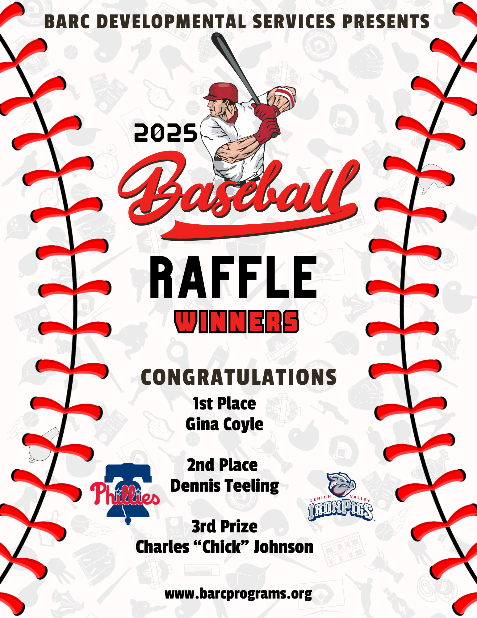 copy of 2025 baseball raffle